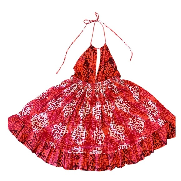 Free People NWT Beach Day Mini Halter Dress - Picture 6 of 8